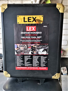 Набор инструментов 186 деталей LEX