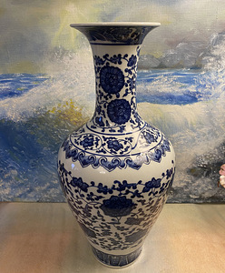 "Qing Qianlong Mark" фарфоровая ваза