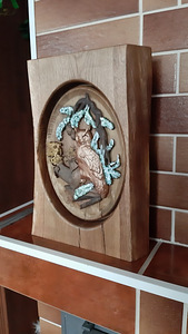 MEGA CNC! Carved from a single piece of oak "Smart Owl" TAMM