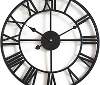 Taodyans винтажные настенные часы 40 см черные НОВИНКА!