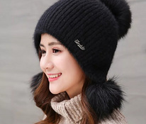 Naiste talve müts must