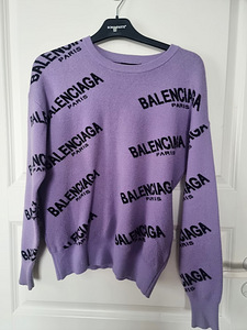 Фиолетовый свитер S