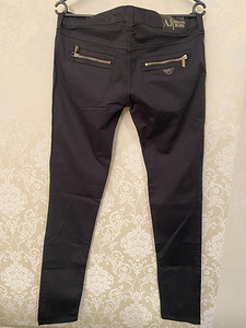 Armani Jeans черные женские брюки размер 28