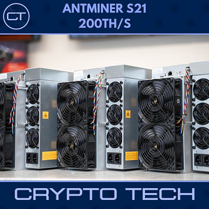 Antminer S21 200TH/S ASIC for mining + HOSTING 0.07€ kW/h