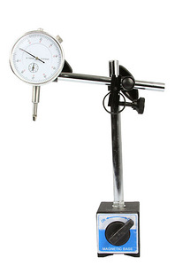 Циферблат индикатора 0-10 мм 0,01 мм с магнитной ножкой/штативом