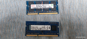 Лоскут оперативной памяти 2x4G. DDR3.