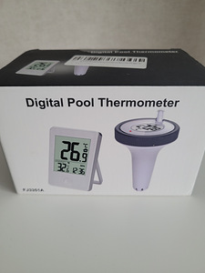Термометр для бассейна с беспроводным датчиком, комнатной температурой, часами