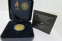 Эстонская золотая монета-"Олимпийские чемпионы"-100 крон-200