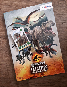 Новая книга "По следам динозавров" + наклейки