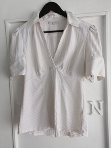 Блузка белая, размер 40