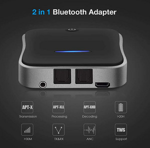 AptX™ HD Bluetooth Transmitter Receiver 5.0 Wireless
