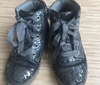 Кожаные ботинки для девочки, размер 30