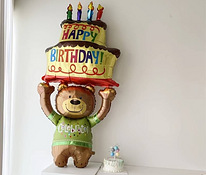 Suur Õhupall õhupallid karu bear happy birthday fooliumist