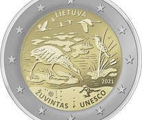 2 eurot Leedu 2021 UNC