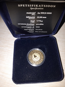 100 krooni kuldmünt 2004