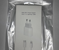 Подзарядка айфон Адаптер USB-C + кабель Lightning Apple