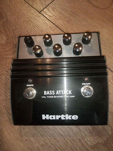 Педаль предварительного усилителя Hartke Bass Attack VXL Ton