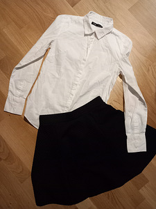 Формальная рубашка и юбка s.164.