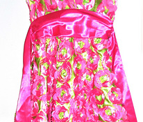 Чудное нарядное яркое 3D цветочное платье, 146-152, новое