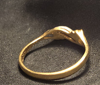 Kuld sõrmus teemandiga 750 proov (№L928)