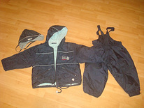 Комплект куртка, штаны и шапочка, осень-весна, размер 86