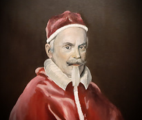Копия картины ,,папа Клемент Х,, Баттиста Гаулли