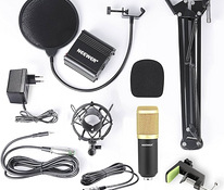 Neewer NW-800 mikrofon koos võimendi, jala ja pop-filtritega