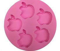 Молд силикон apple 3D Мыловарение Конфеты Изделия из глины