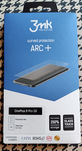 OnePlus 8 pro ekraanikaitsekile Arc+