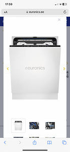 Electrolux 700, 14 комплектов посуды - Интегрируемая посудом