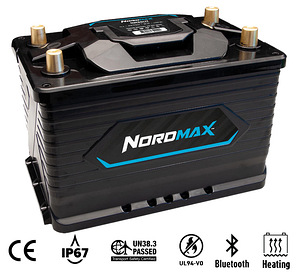 Литиевая батарея Nordmax 110Ач (для запуска+приборы!)