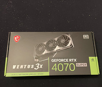MSI GeForce RTX 4070 SUPER VENTUS 3X OC 12G GDDR6X