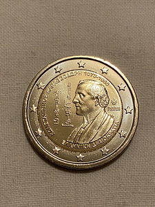 Греческая памятная монета 2 евро 2023 года Каратеодори