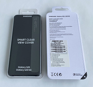 Samsung S20 Smart Clear/Led View Cover , Black/Gray