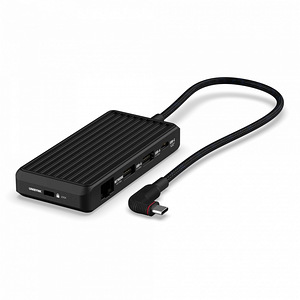 Unisynk 8 Port USB-C Hub V2 , Black