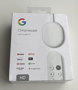 Google Chromecast HD with TV Wireless Media Player 4th Gen