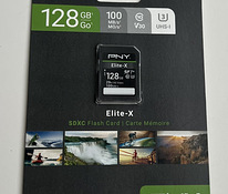PNY Elite-X SDXC Flash Card 128gb