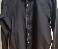 Мужская рубашка Viadi Polo, размер L, черный цвет
