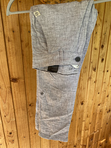 Льняные брюки H&M, размер 140