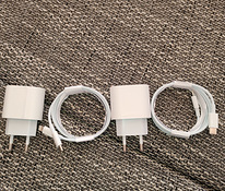 USB-C Lightning Cable 2m+ Adapter for iPhone/iPad, laadija