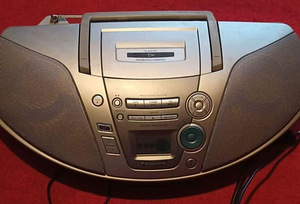 Бумбокс Panasonic Ретро радио cd кассетная дека с консолью