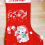 Рождественский носочек ручной работы. (фото #5)