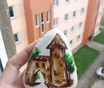 Akrüülmaal kivile "Tallinn"
