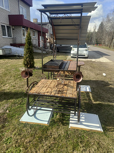 Mangal, grillkäru (5 foto / 9)