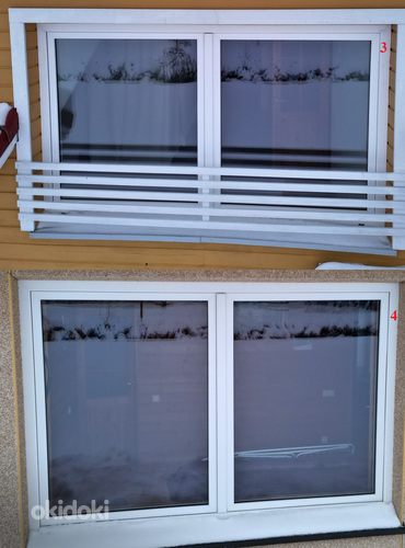 Пластиковые окна с 2х стекольным стеклопакетом (фото #2)