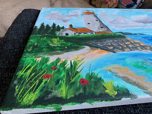 Akrüülmaal Saaremaa majakas 50x40 (3 foto / 3)