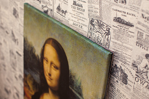 "Mona Lisa". Reproduktsioon. Suurus 40x60 cm. (4 foto / 6)