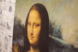 "Mona Lisa". Reproduktsioon. Suurus 40x60 cm. (5 foto / 6)