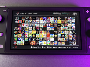 Nintendo Switch Lite, V2, Oled püsivara installimine