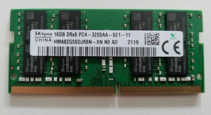 Память 1x16 ГБ DDR4-3200 2xR2 SODIMM — Hynix HMA82GS6DJR8N-X